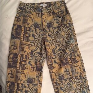 Graphic Print Fargo Pants